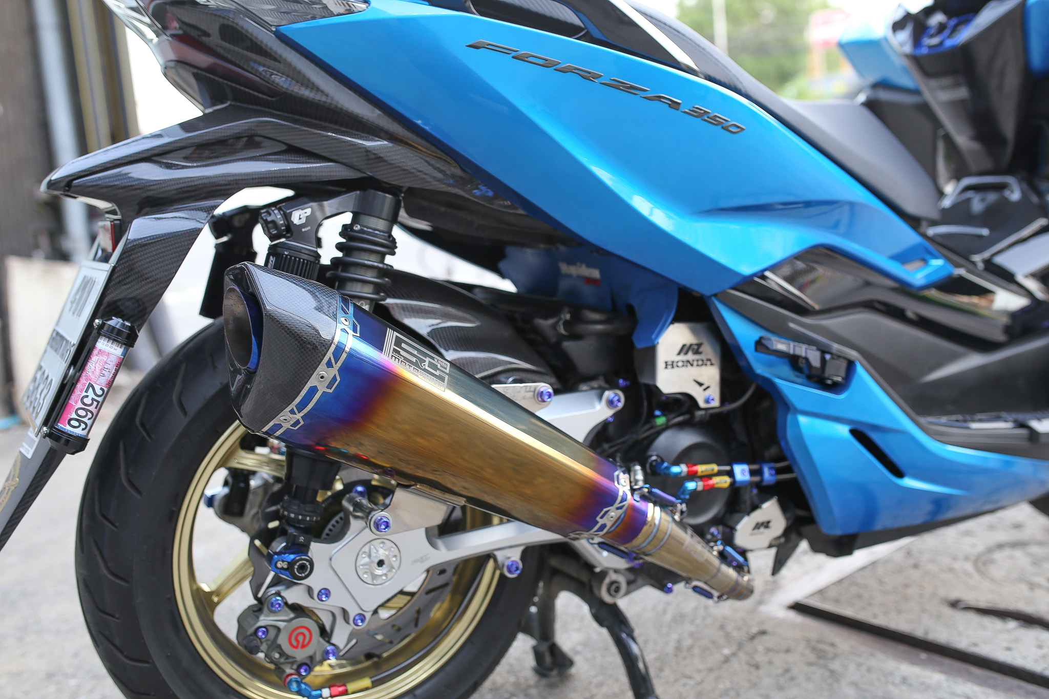 ท่อ Sc moto ไทเทเนียม FORZA 350 ราคา22500