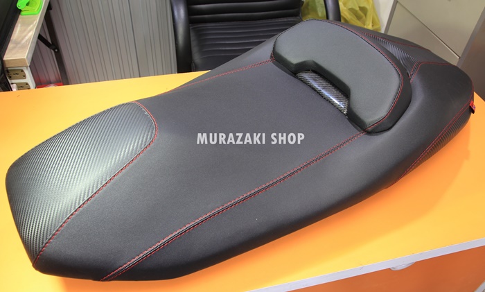 บาะ All New Forza 300 ทรง sport cabon หน่อยวัดด่าน ราคาแลกเบาะเดิม 4,000 บาทขายขาด 10500 บาท