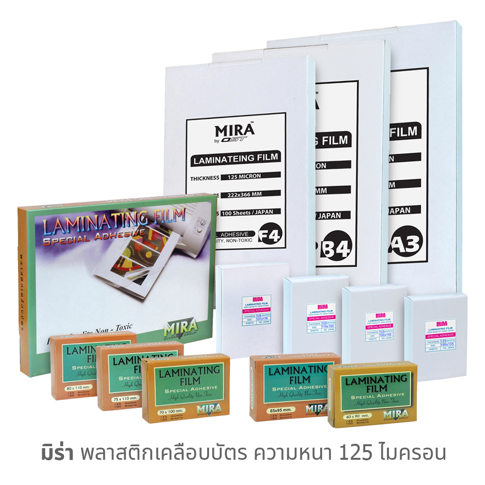 Laminating Pouches 125 micron (0.125 mm.)