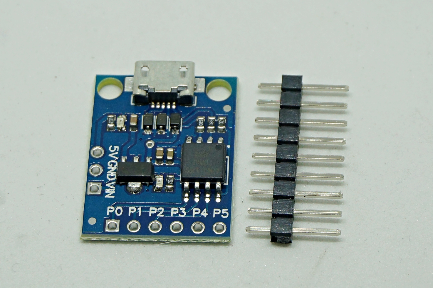 Attiny85 micro usb development board