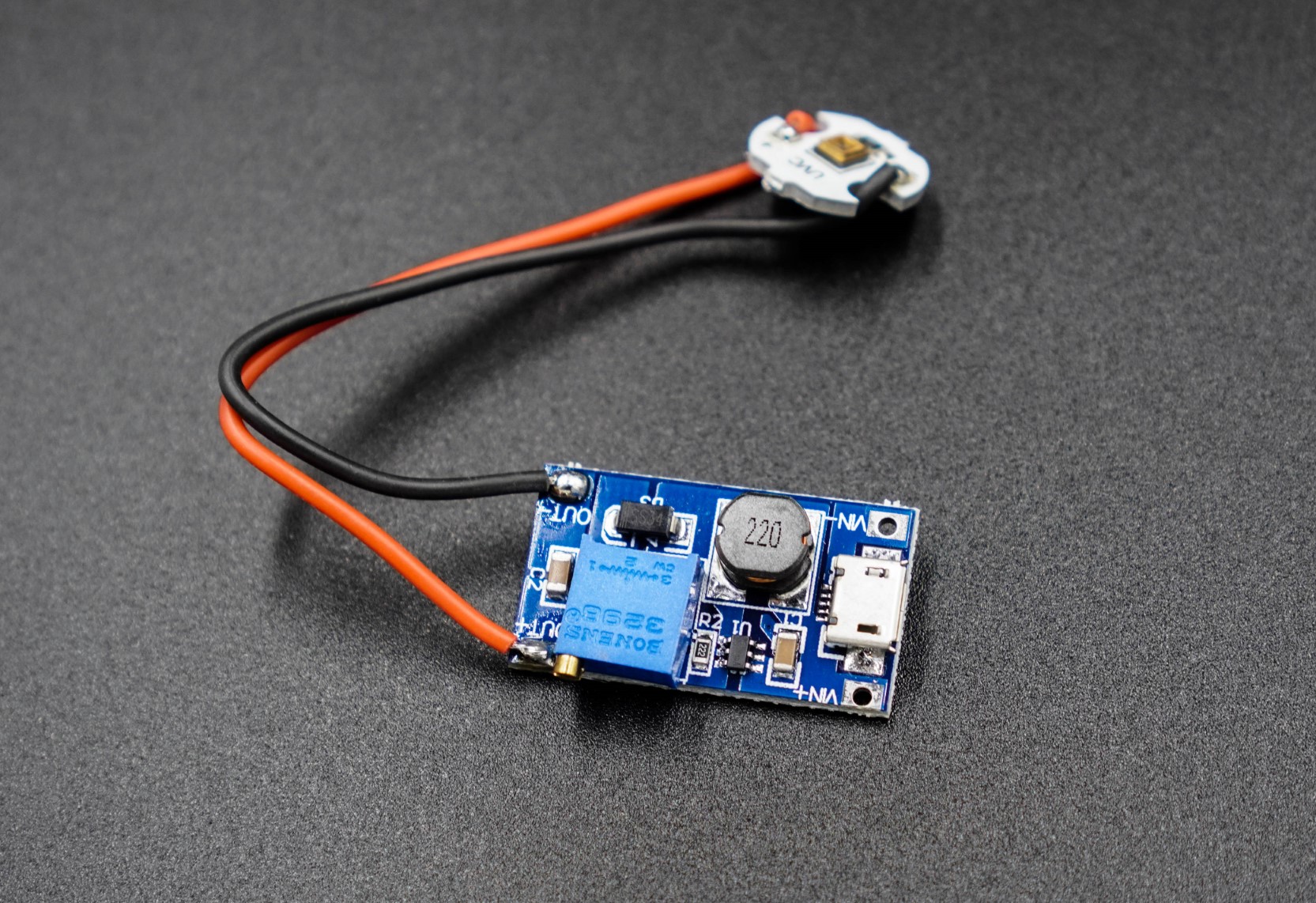 275nm UVC LED Lamp heatsink with driver