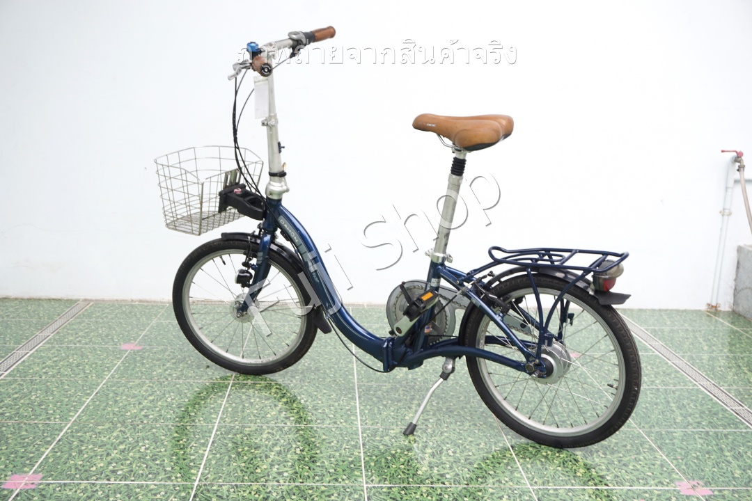 จักรยานพับได้ญี่ปุ่น - ล้อ 20 นิ้ว - มีเกียร์ - อลูมิเนียม - Dahon Ciao P8 - สีน้ำเงิน [จักรยานมือสอง]