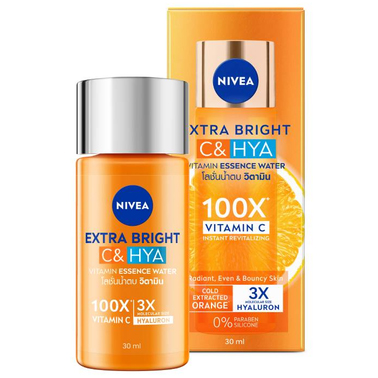 โลชั่นน้ำตบ นีเวีย เอ็กซ์ตร้า ไบรท์ ซีแอนด์ไฮยา วิตามิน เอสเซนส์ วอเตอร์ NIVEA Extra Bright C&HYA Vitamin Essence Water 30 ml.
