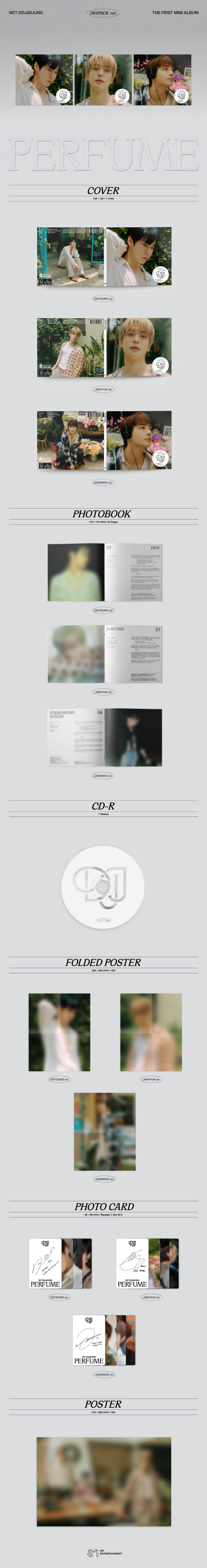 [PRE-ORDER] NCT DOJAEJUNG - 1st Mini Album "Perfume" (Digipack ver.)