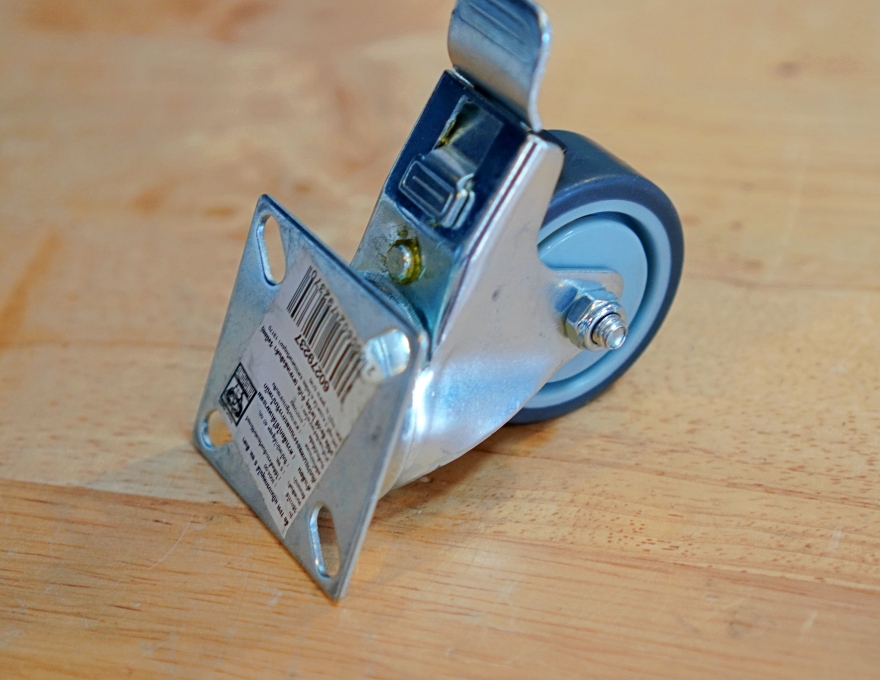 ล้อยางพร้อมแป้นแบรกขนาดล้อ 50mm