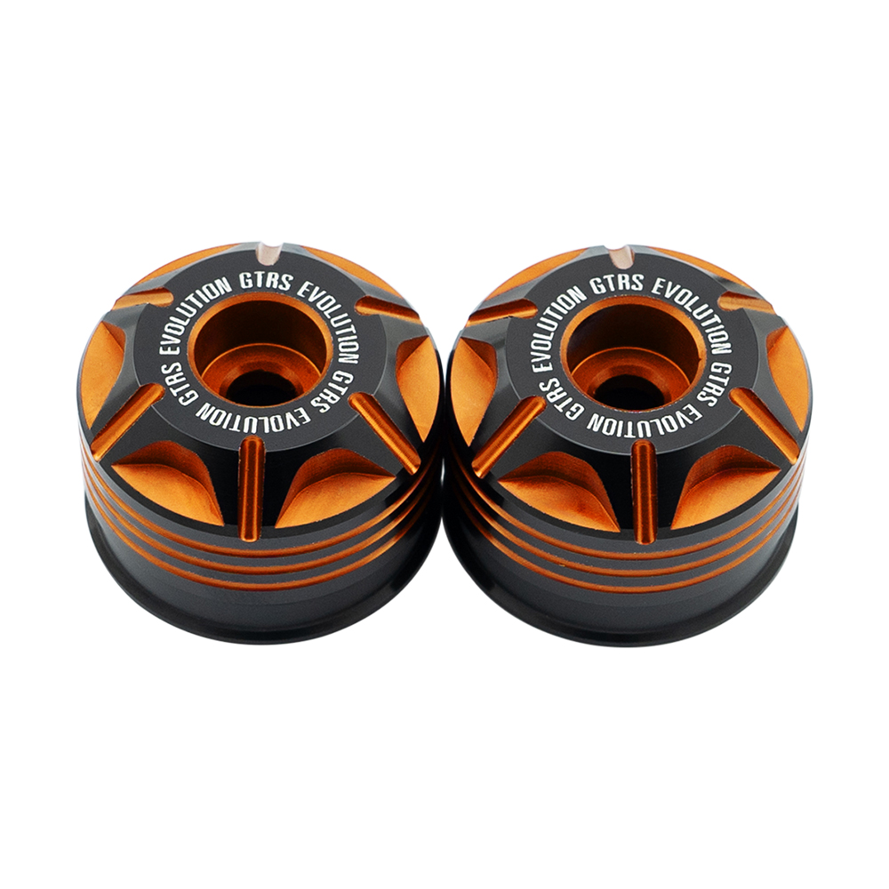 น็อตปลายแฮนด์ ทูโทน CNC GTR V2 GIORNO+ CLICK160 31x22 mm มี8สี ดำแดง ดำทอง ดำเทา ดำเขียว ดำน้ำเงิน ดำส้ม ดำม่วง ดำชมพู ราคา520