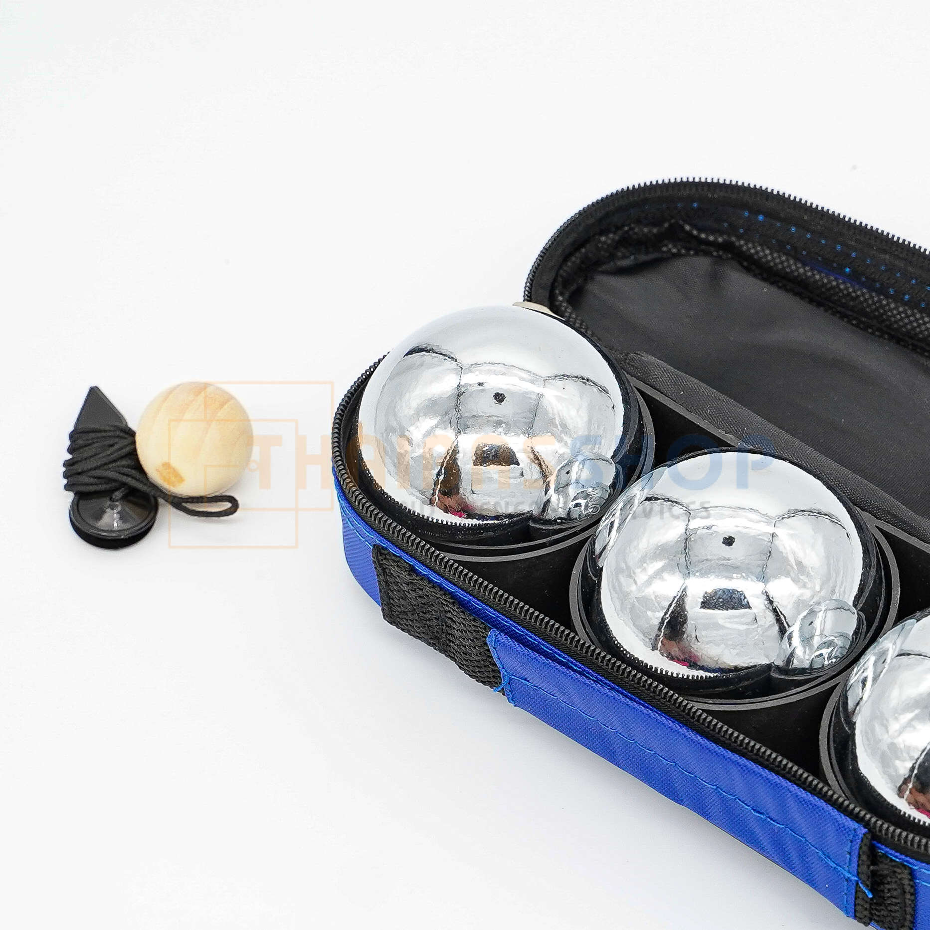 ลูกเปตอง เปตอง แข่งขัน ชุบโครเมียม Power Boule ชุด 3ลูก