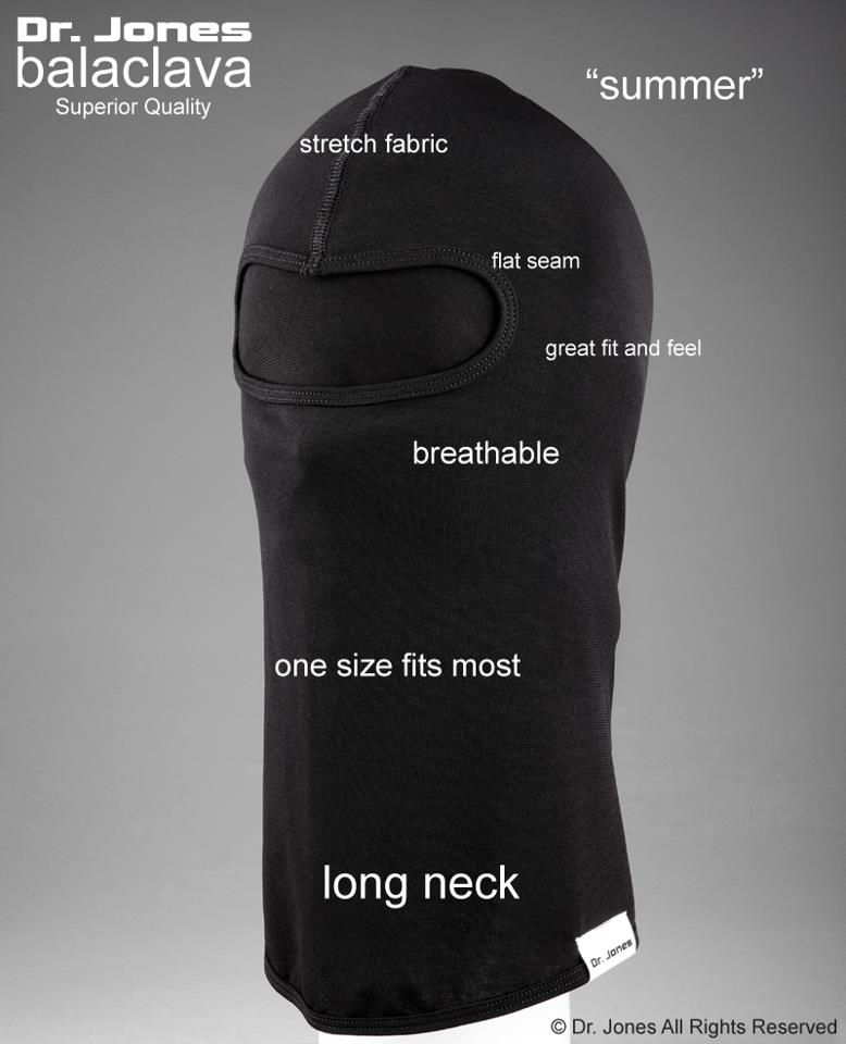 โม่งคลุมหัว หรือ โม่งมอเตอร์ไซค์ Dr. Jones Summer balaclava V2