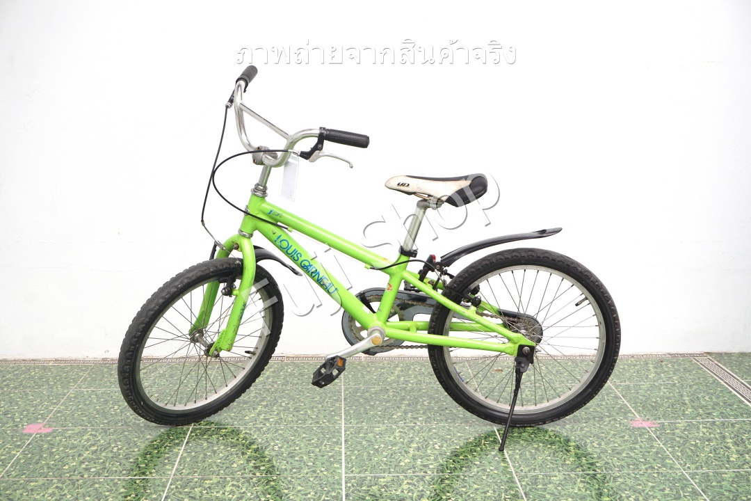 จักรยานเด็กญี่ปุ่น - ล้อ 20 นิ้ว - ไม่มีเกียร์ - อลูมิเนียม - Louis Garneau - สีเขียว [จักรยานมือสอง]