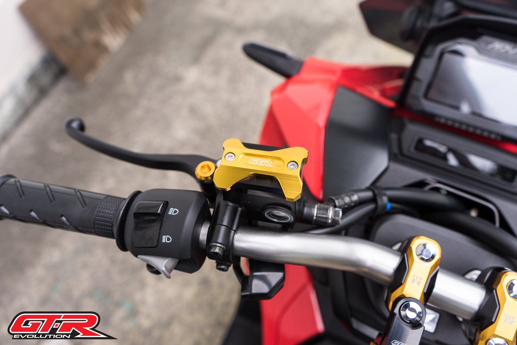 ฝาปิดกระปุกดิสเบรค 2ชั้น GTR 1 ADV-150/CB-150R/MSX/PCX/FOR/CBR/KSR