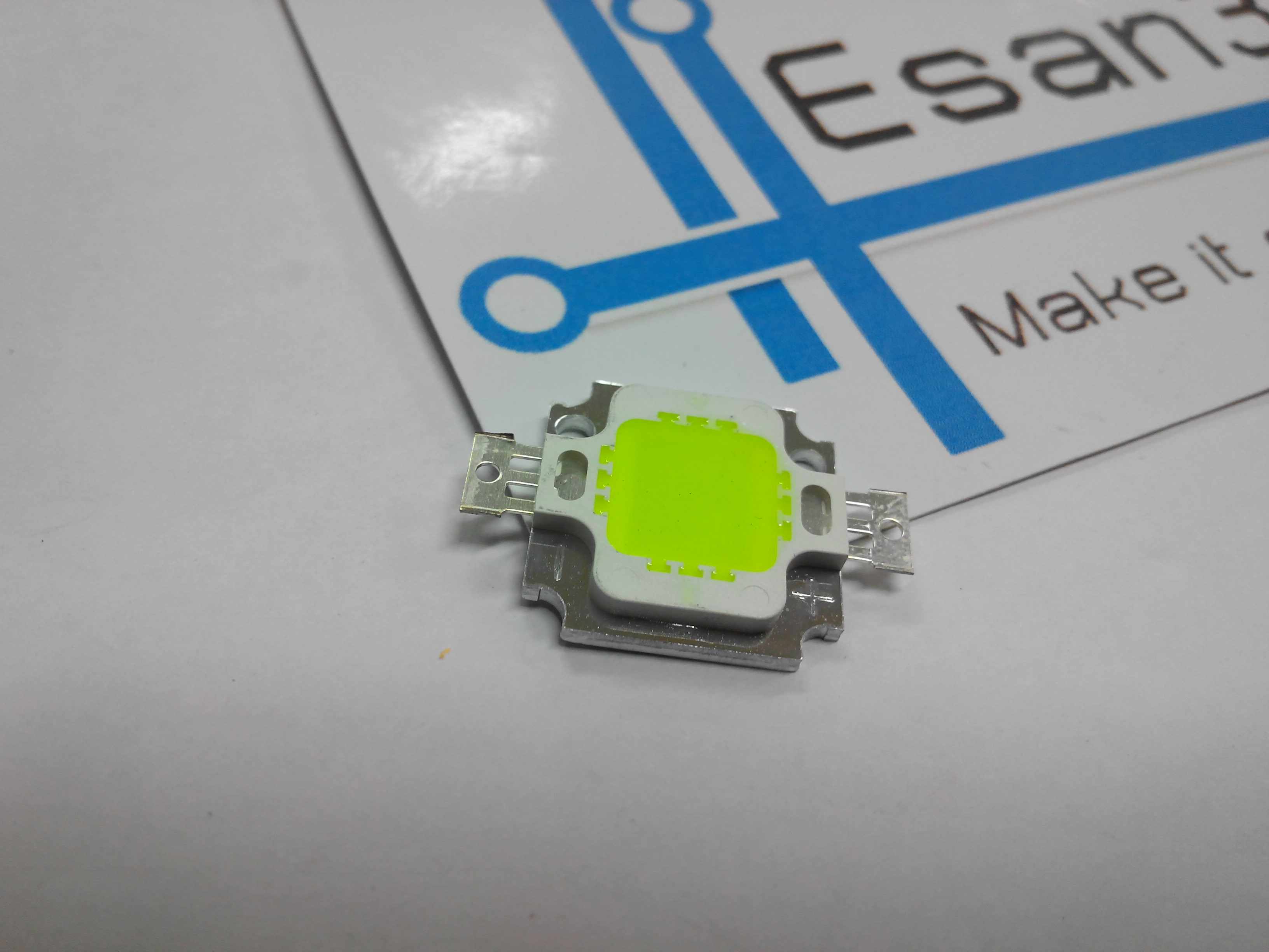 10W High power LED แสงสีเขียว แรงดัน 9-10V อัตราความสว่าง 450-540LM