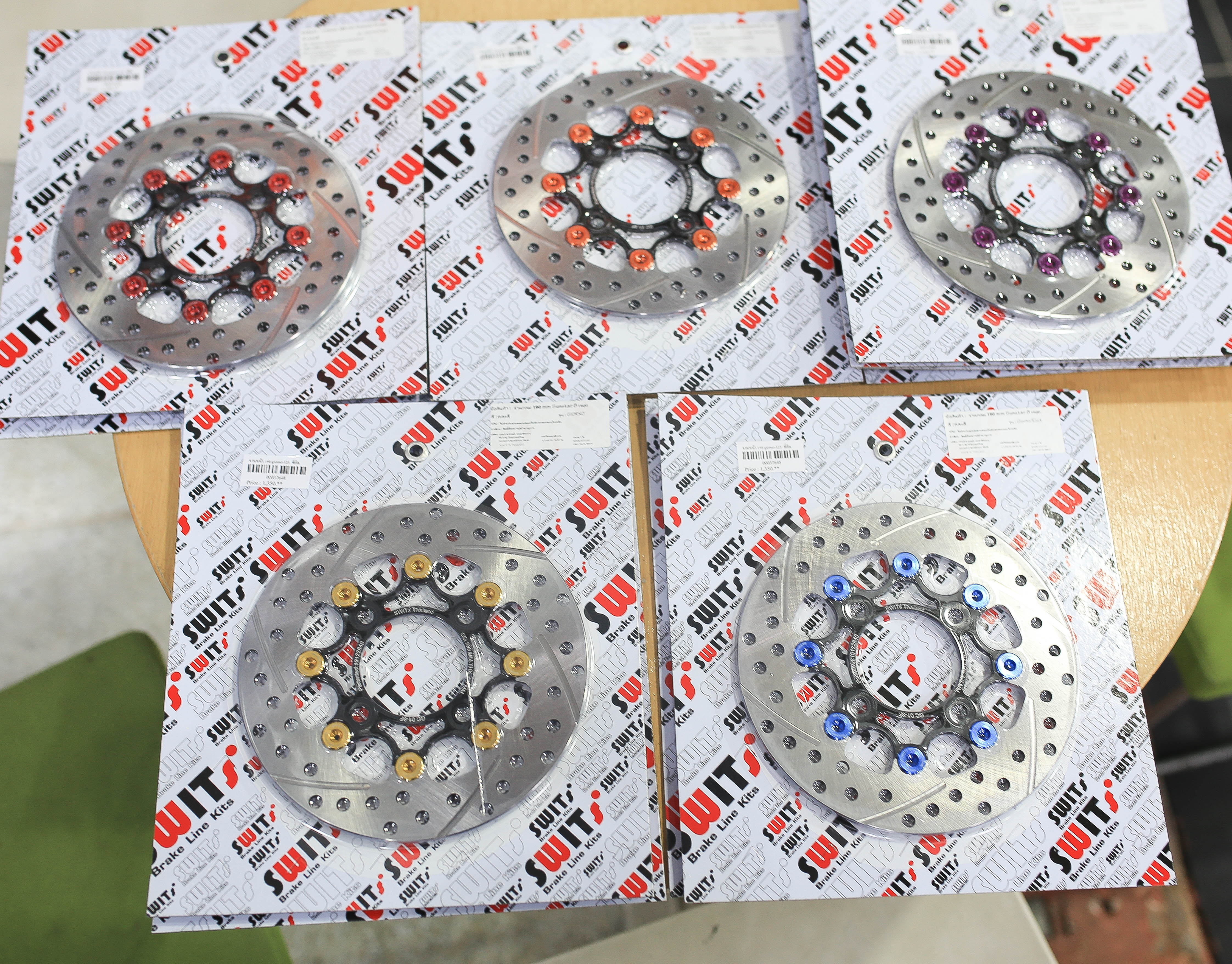 จานหน้า Giorno ไม่มีAฺBS SWITS 190mm ราคา1250