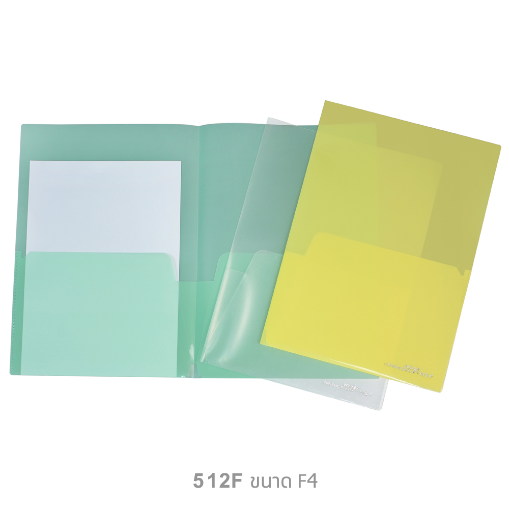 2-Pocket Report Covers with ID Card Pocket Translucent Colors