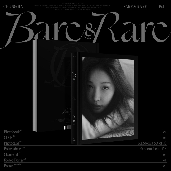 [PRE-ORDER] CHUNG HA - 2nd Album "Bare&Rare Pt.1"