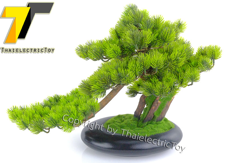 บอนไซปลอม บอนไซจำลอง ทรงตกกระถาง แบบ A1 ขนาด 50 ซม.