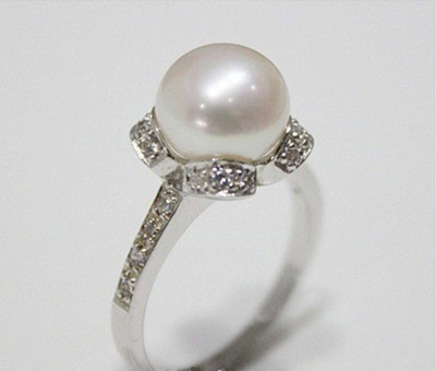 แหวนไข่มุกแท้