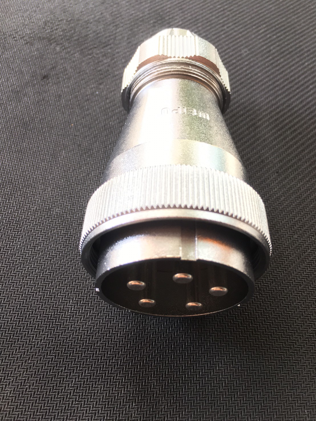 คอนเนคเตอร์ต่อสายไฟ WF48 5pole #16sqmm 100A, cable OD.18-20 mm circular connector IP67 WF48J5TE male poles