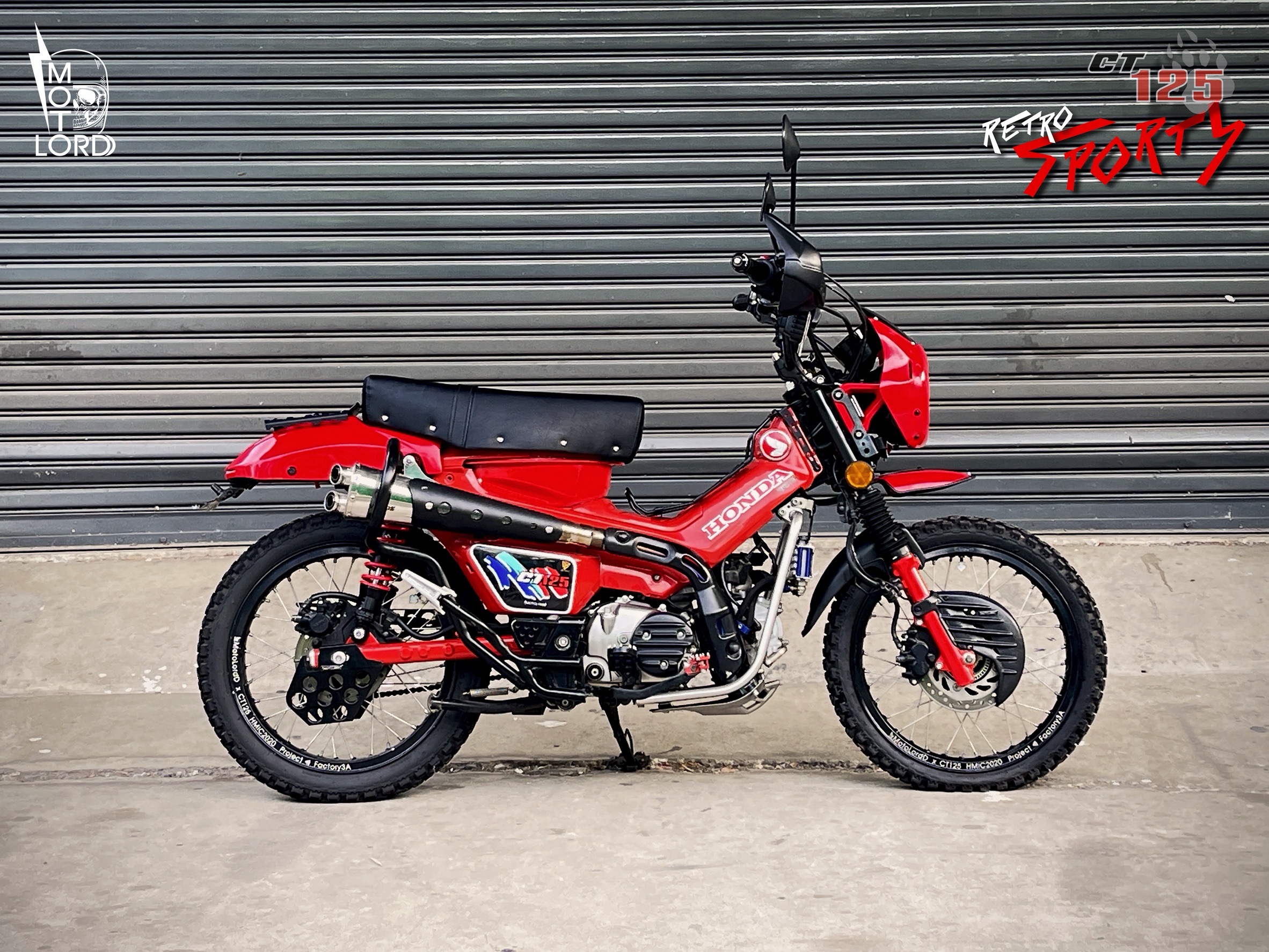 MotolordD CT125 Retro Sporty #murazakishop #ท้ายการไฟฟ้า