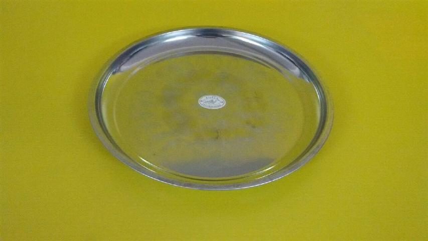 ถาดกลมเคลือบ 30 ซม.(จระเข้บิน)