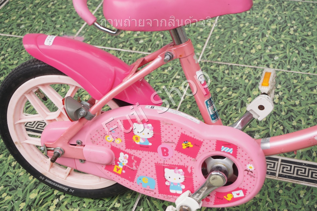จักรยานเด็กญี่ปุ่น - ล้อ 14 นิ้ว - ไม่มีเกียร์ - สีชมพู [จักรยานมือสอง]