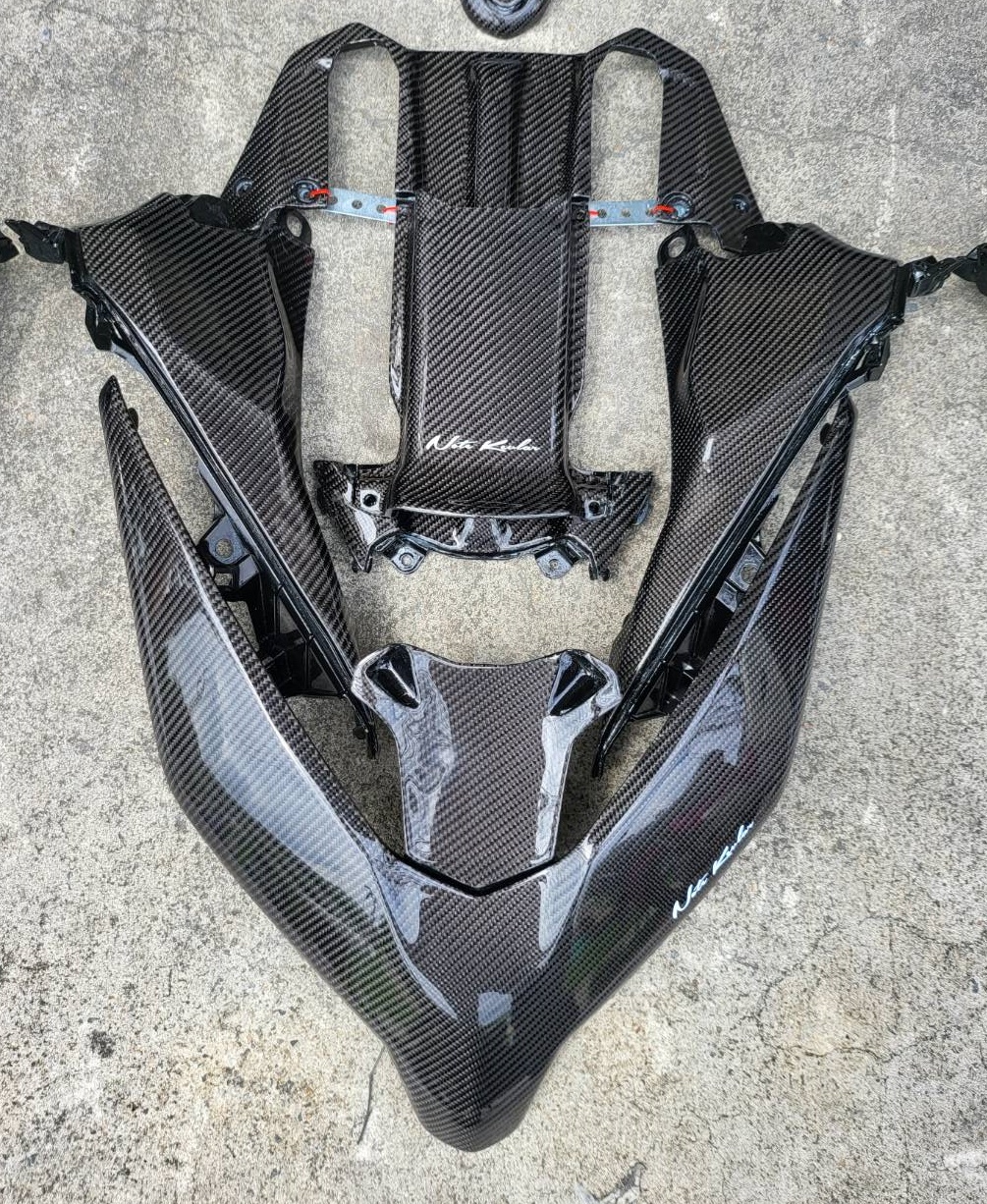 ชุดหน้าซิ่งเครฟล่าแท้ NEW FORZA 350 by NoteKevlar ราคาขาด 8800 สับเดิม 7800