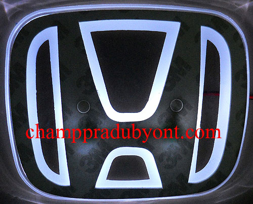 โลโก้มีไฟ HONDA CITY 08-13 LED แสงสีขาว (ด้านหน้า)