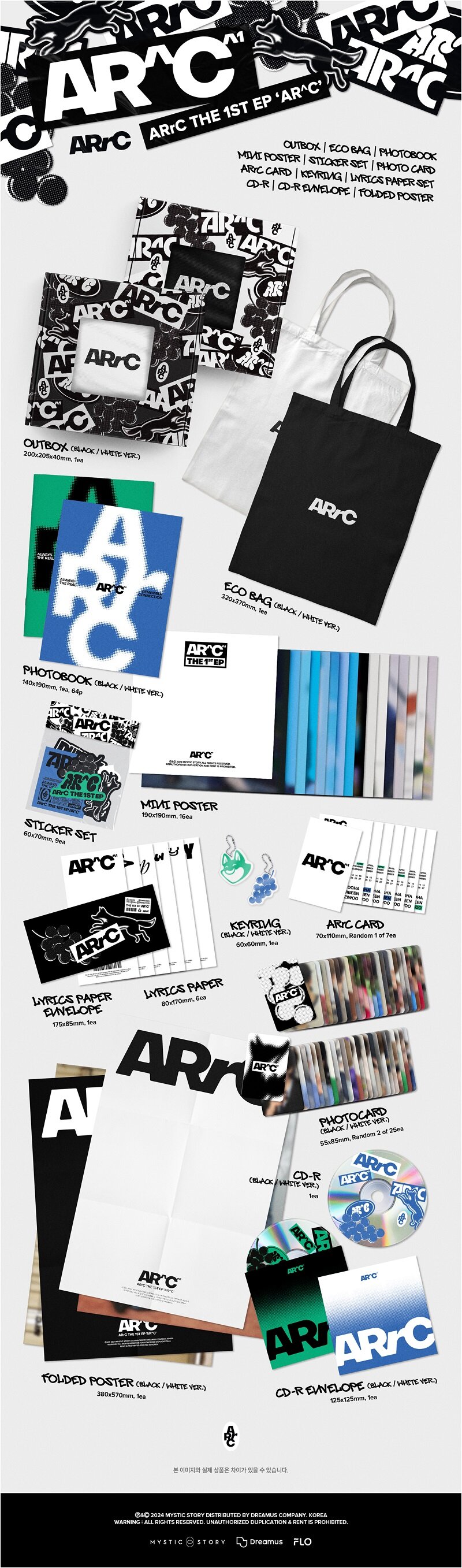 [PRE-ORDER] ARrC - 1st Album "AR^C"