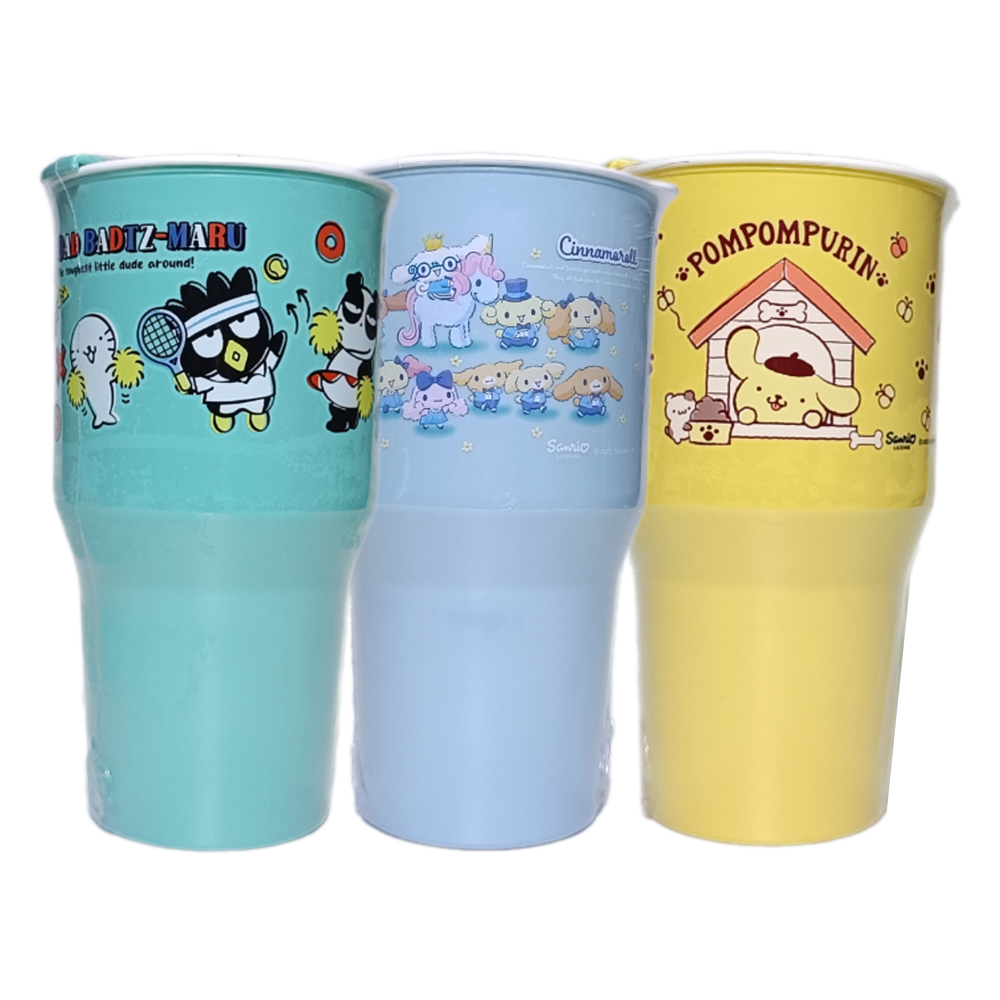 Cup Plastic 38 oz Sanrio แก้วน้ำชั้นเดียว แก้วน้ำพลาสติก ลายการ์ตูนซานริโอ ขนาด 38 ออนซ์ เฮลโลคิตตี้