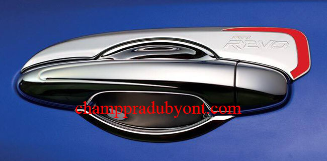 ถ้วยรองมือเปิดประตูโครเมี่ยม TOYOTA REVO 15-16 FITT