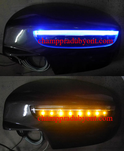 ครอบกระจกมองข้างมีไฟ MITSUBISHI ATTRAGE 13-16 FITT