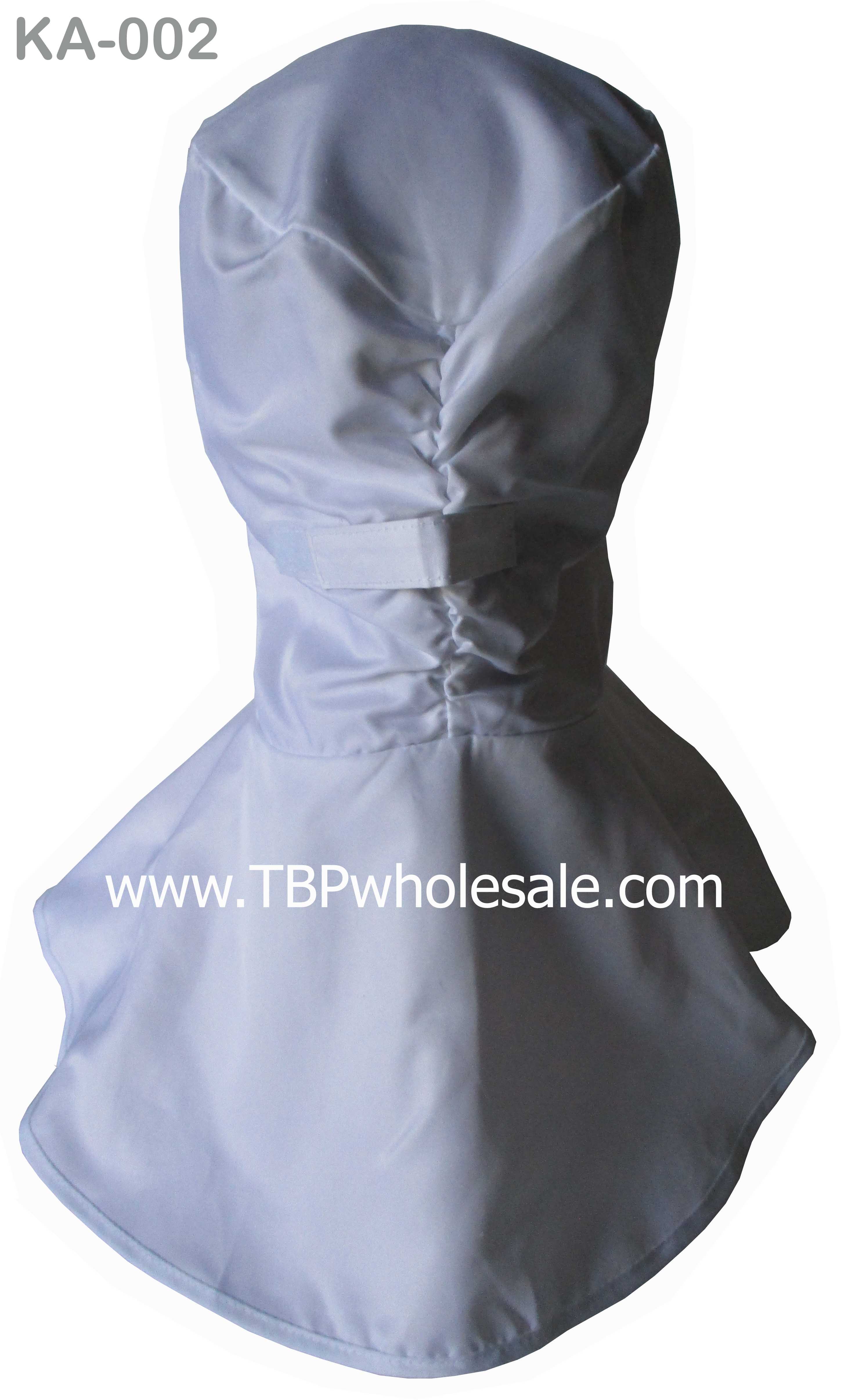 KA-002===ราคาส่ง 95 บาท ขั้นต่ำ 100 ใบ หมวกคลุมไหล่ ไม่มีปีกหมวก ผ้าทั้งใบ เจาะรูตาข่ายที่หู กรอบหน้าเย็บยางยืดกันผมตกหล่น สนใจติดต่อ 0810110084/023972066