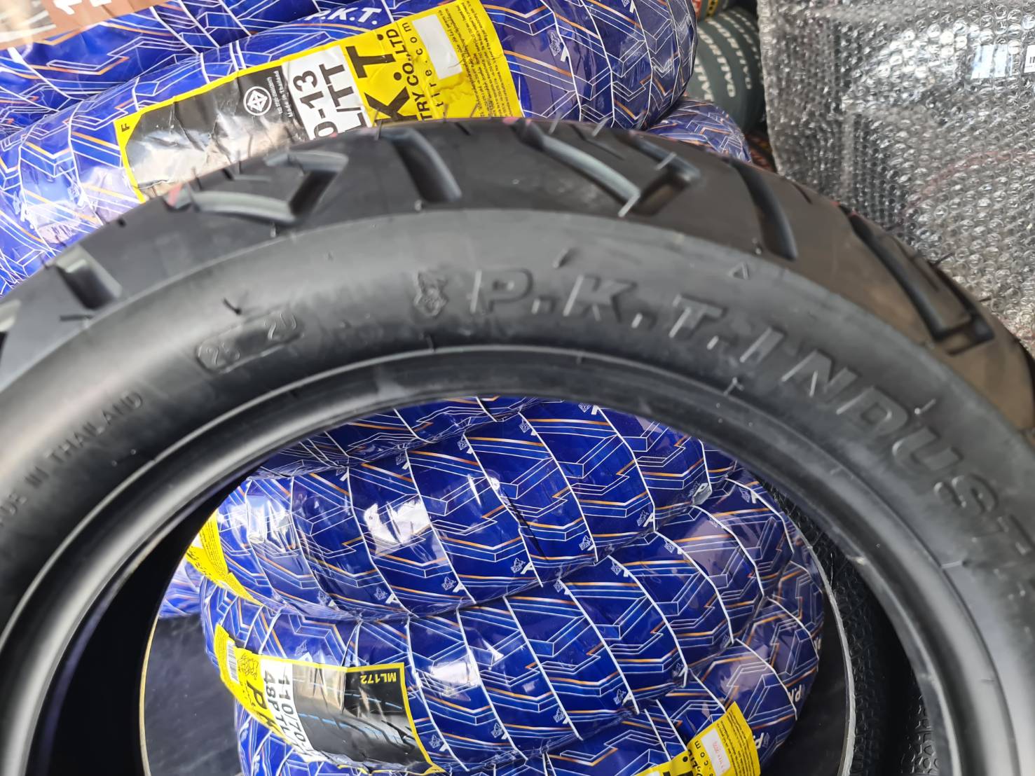 ยางนอก pkt ล้อหน้า/ล้อหลัง (ไม่ใช้ยางใน) ขอบ12-13-14 (ราคาดูในรายละเอียดสินค้า)