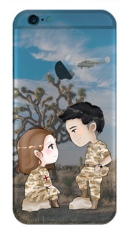 [PRE-ORDER] Descendants Of The Sun - Jelly Phone Case "Seo Dae Young & Yoon Myeong Joo" (มีพื้นหลัง)