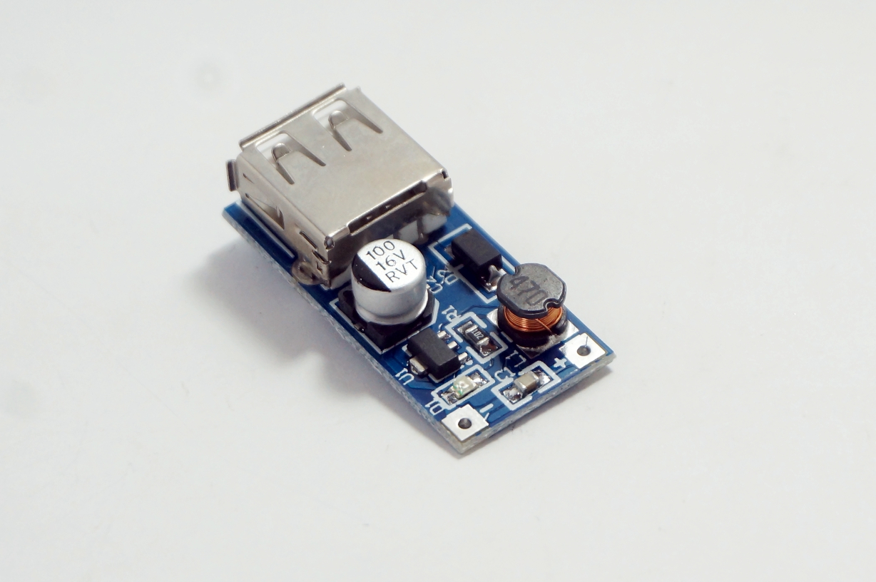 USB Step-up Module 0.9V-5V to 5V lithium battery charging