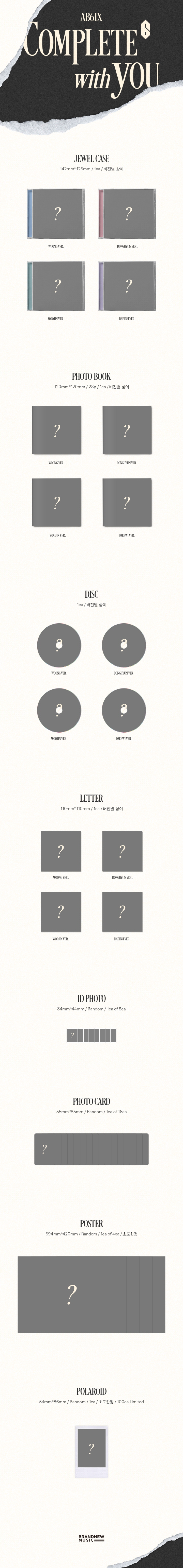 [PRE-ORDER] AB6IX - Special Album "COMPLETE with YOU"