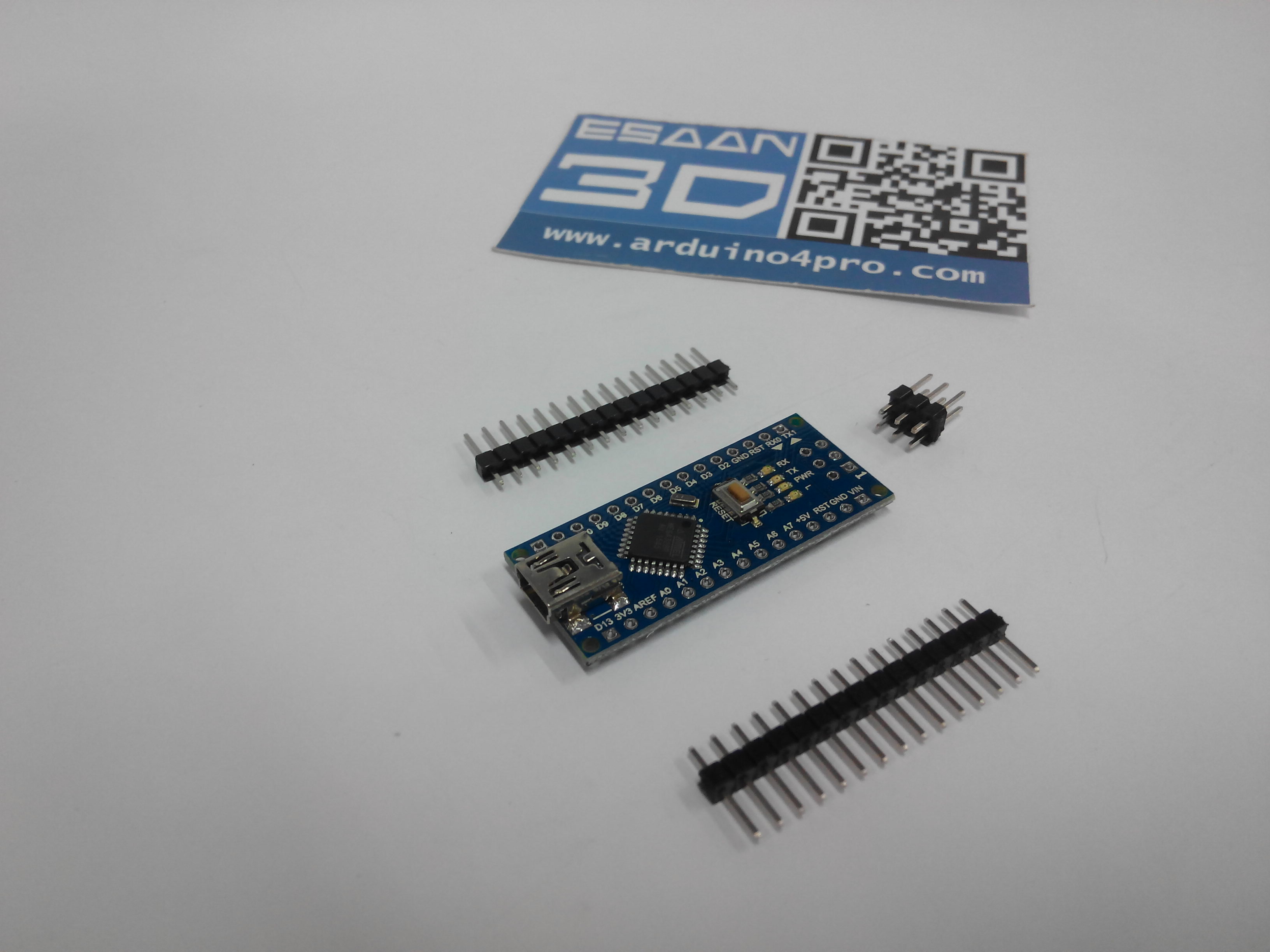 Arduino Nano 3.0 Mini USB ใช้ชิฟ CH340G ยังไม่ได้บัดกรี (ไม่มีสาย Mini USB)