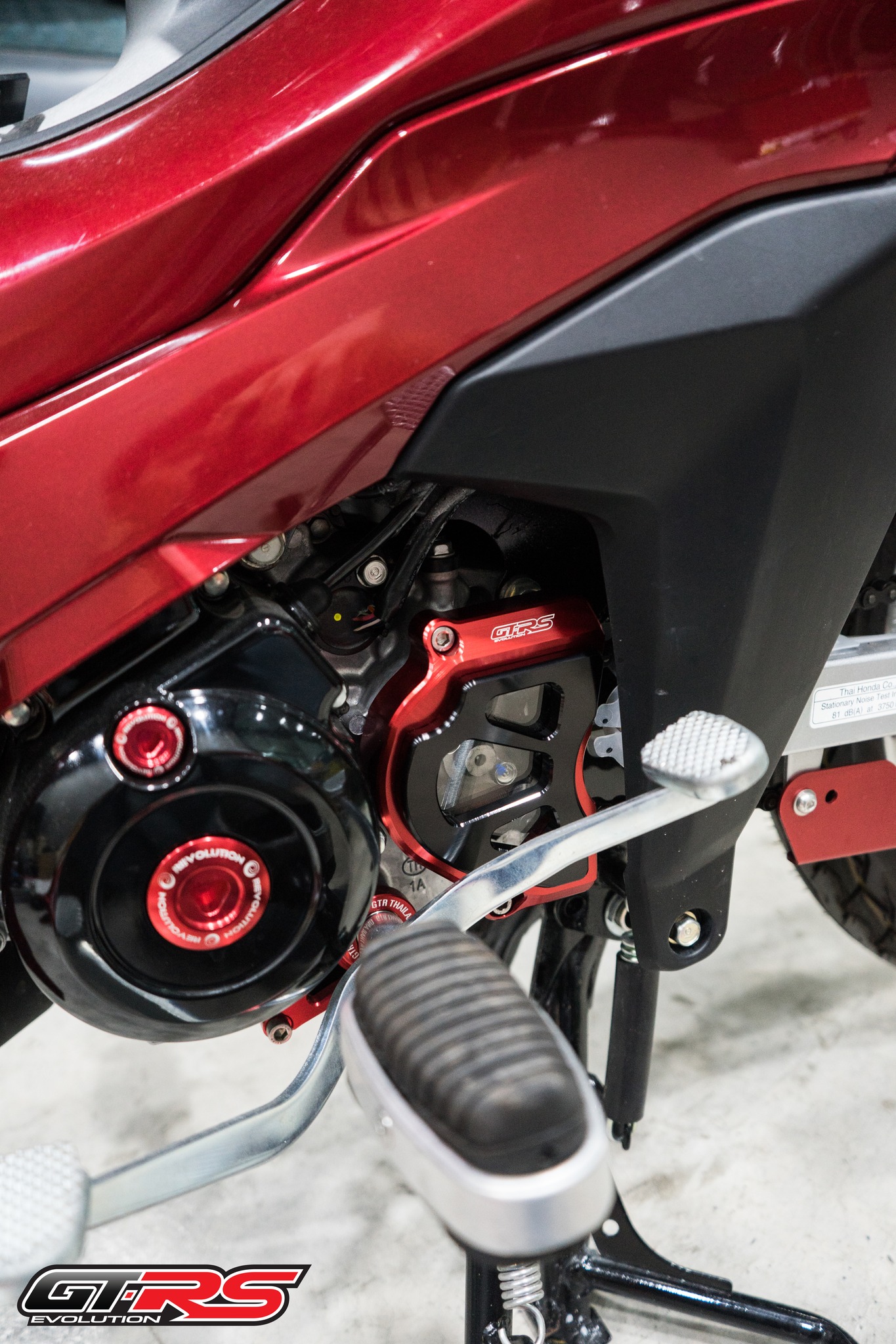 ฝาครอบสเตอร์หน้า มีเนียม+อาคิริค CNC GTRS C-125/ST-125Dax/MONKEY-125/CT-125/WAVE-125i 2023