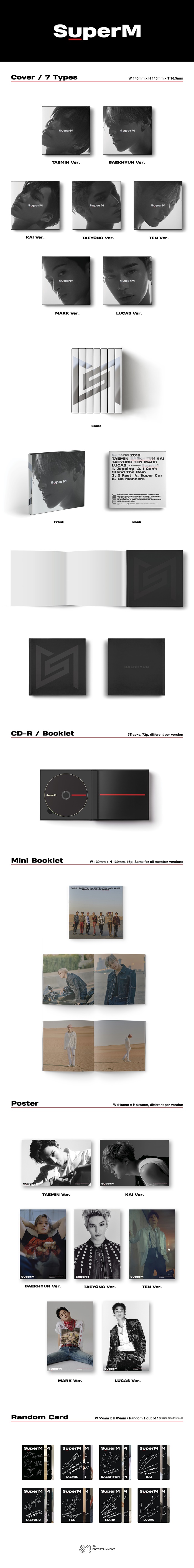 [PRE-ORDER] SuperM - 1st Mini Album "SuperM"