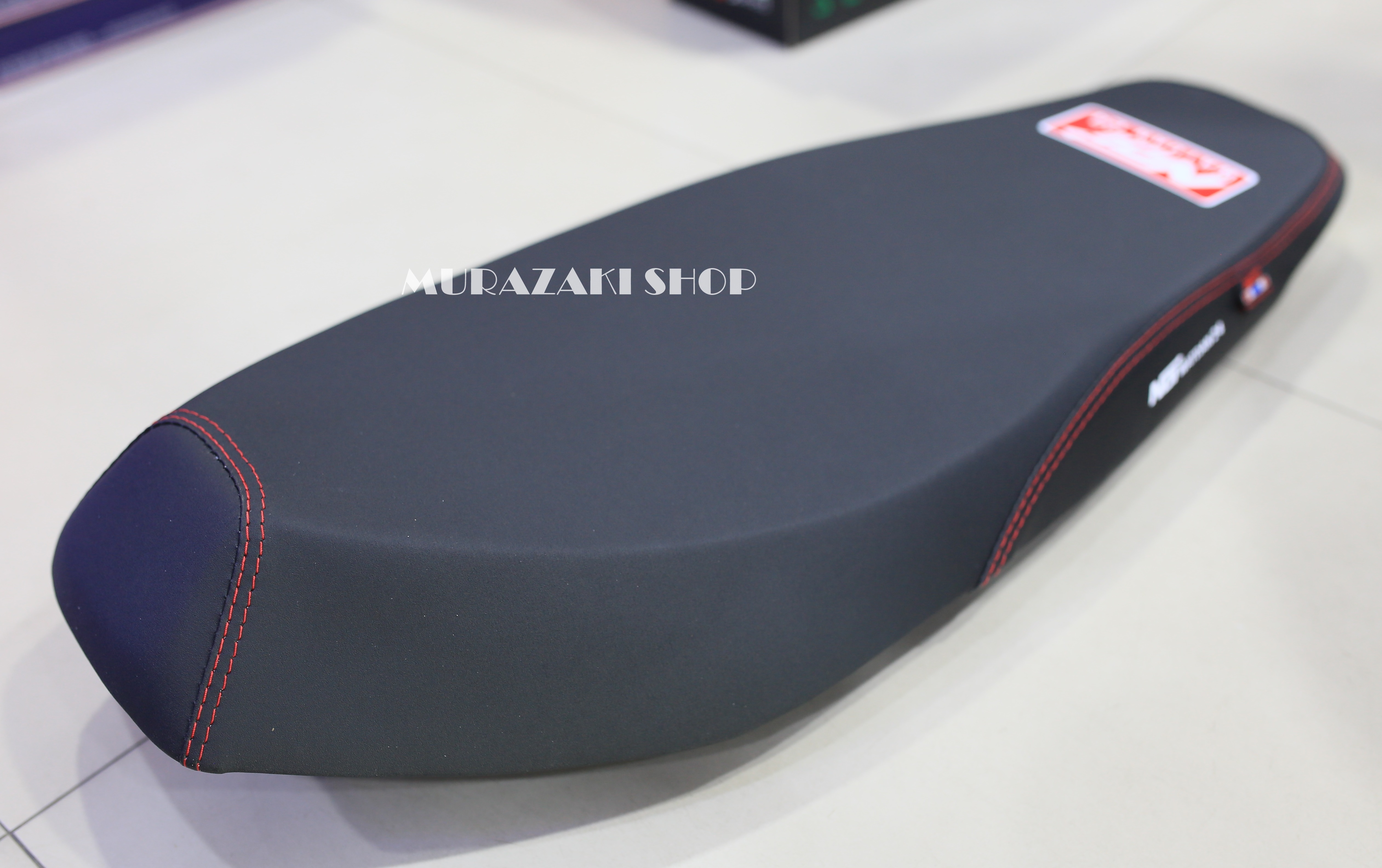 เบาะปาด wave 110i 125i 125r ด้ายแดง อะไหล่แต่ง เบาะแต่ง เบาะมอไซค์ โครงเทียม ตรงรุ่น Noi Watdan24