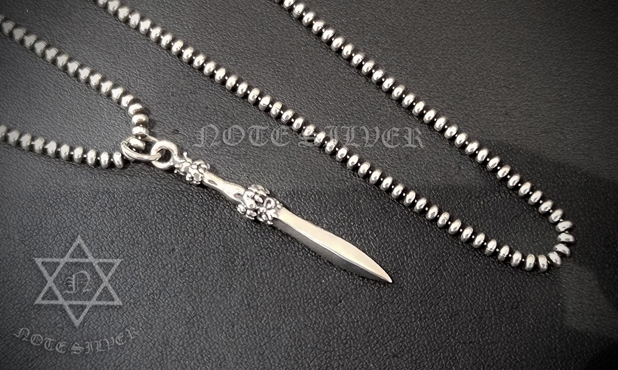 จี้พระขรรค์เงินแท้ ใหญ่ Sterling Silver 925 NSRG2338