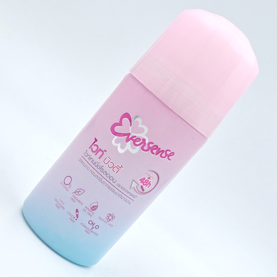 Eversense เอเวอร์เซนส์ ไวท์ บิวตี้ ไวท์เทนนิ่ง โรลออน ปราศจากสารเคมี 45 มล.