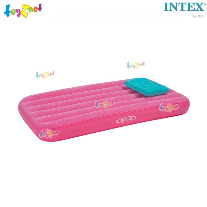Intex Cozy & Fun Kid Airbed 88x157x18 cm Pink รุ่น 66801