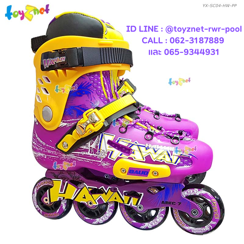Inline Skates Hawaii Purple-Orange no.YX-SC04-HW-PP
