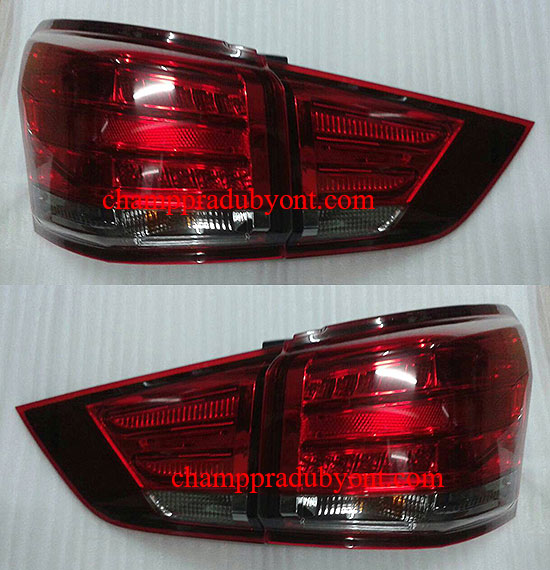 ไฟท้าย ISUZU MU-X 14-16 แดง LED ลาย BENZ