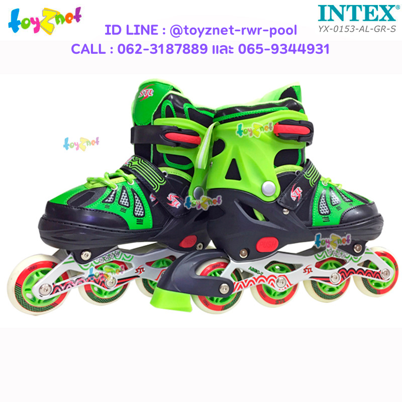 Inline Skates Green S-sized (31-34) no.YX-0153-AL-GR-S