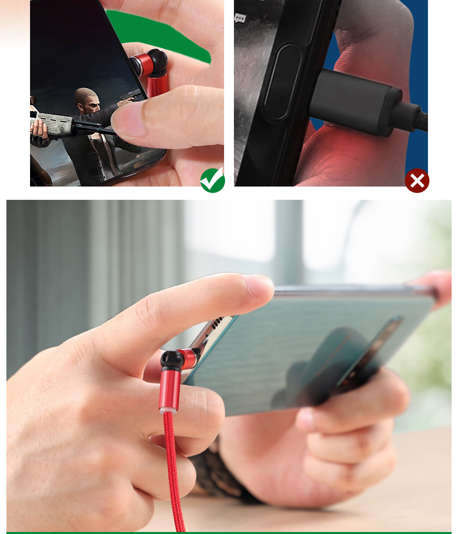 สายเคเบิล 3หัว ชาร์ตได้ทุกรุ่น