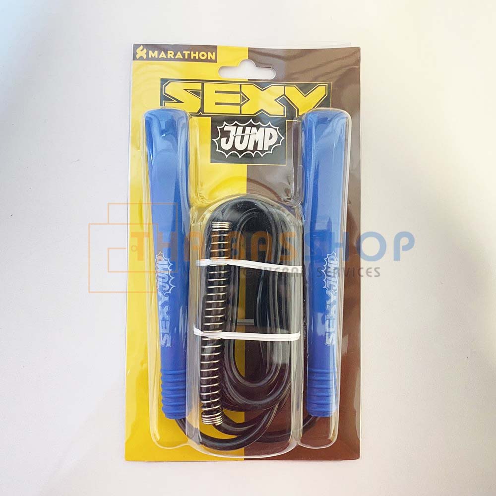 (ของแท้ 100%) ปรับสั้นยาวได้ เชือกกระโดด ที่กระโดดเชือก Marathon รุ่น Sexy Jump เชือกกระโดดมีสปริง