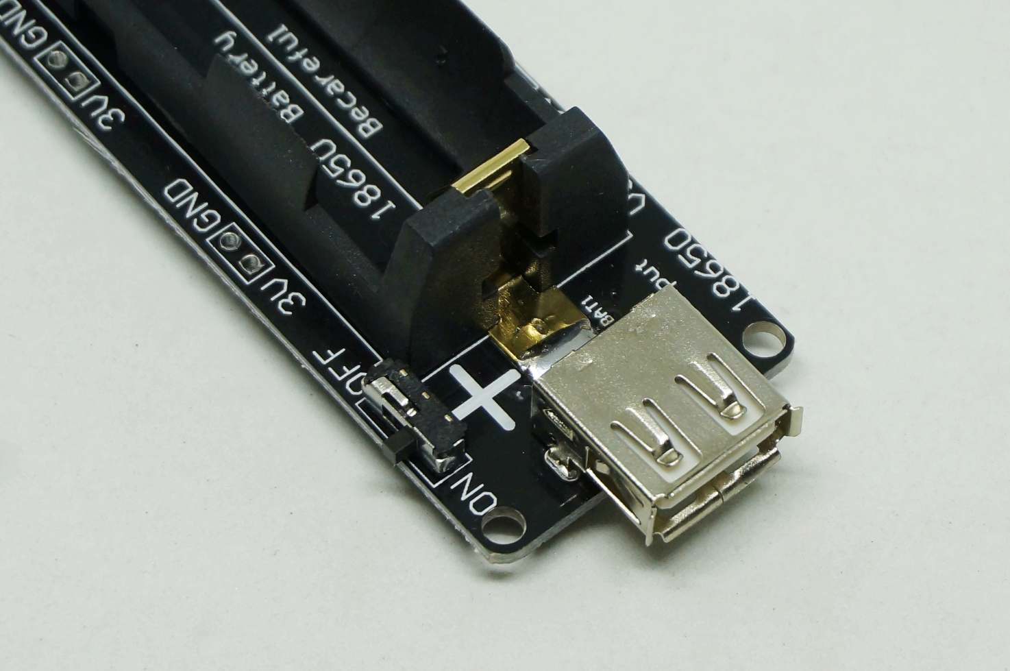 18650 Battery shield พร้อมสาย Micro usb