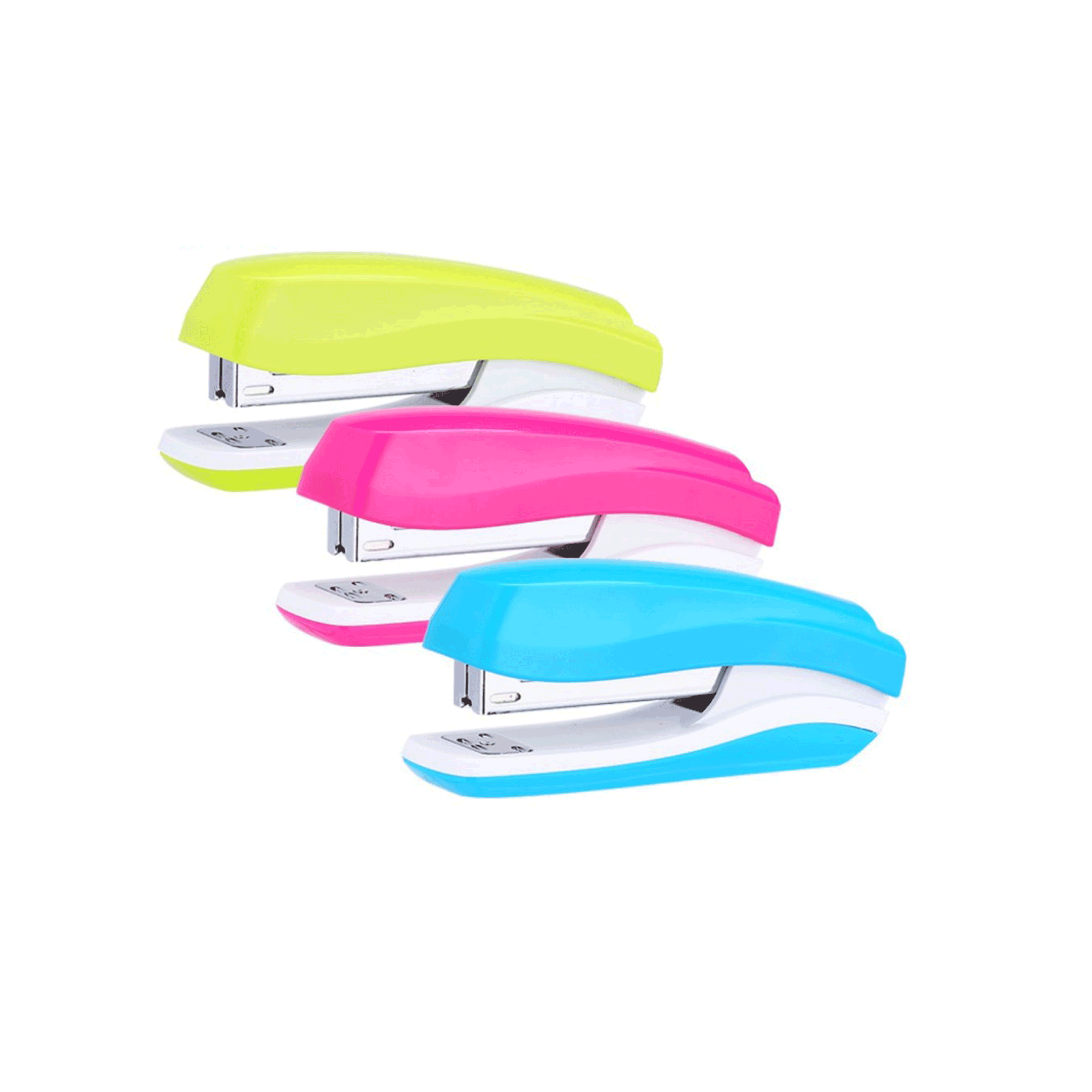 เครื่องเย็บกระดาษ Stapler เดลี Deli รุ่น 0350 เย็บได้ 25 แผ่น จำนวน 1 อัน (คละสี)