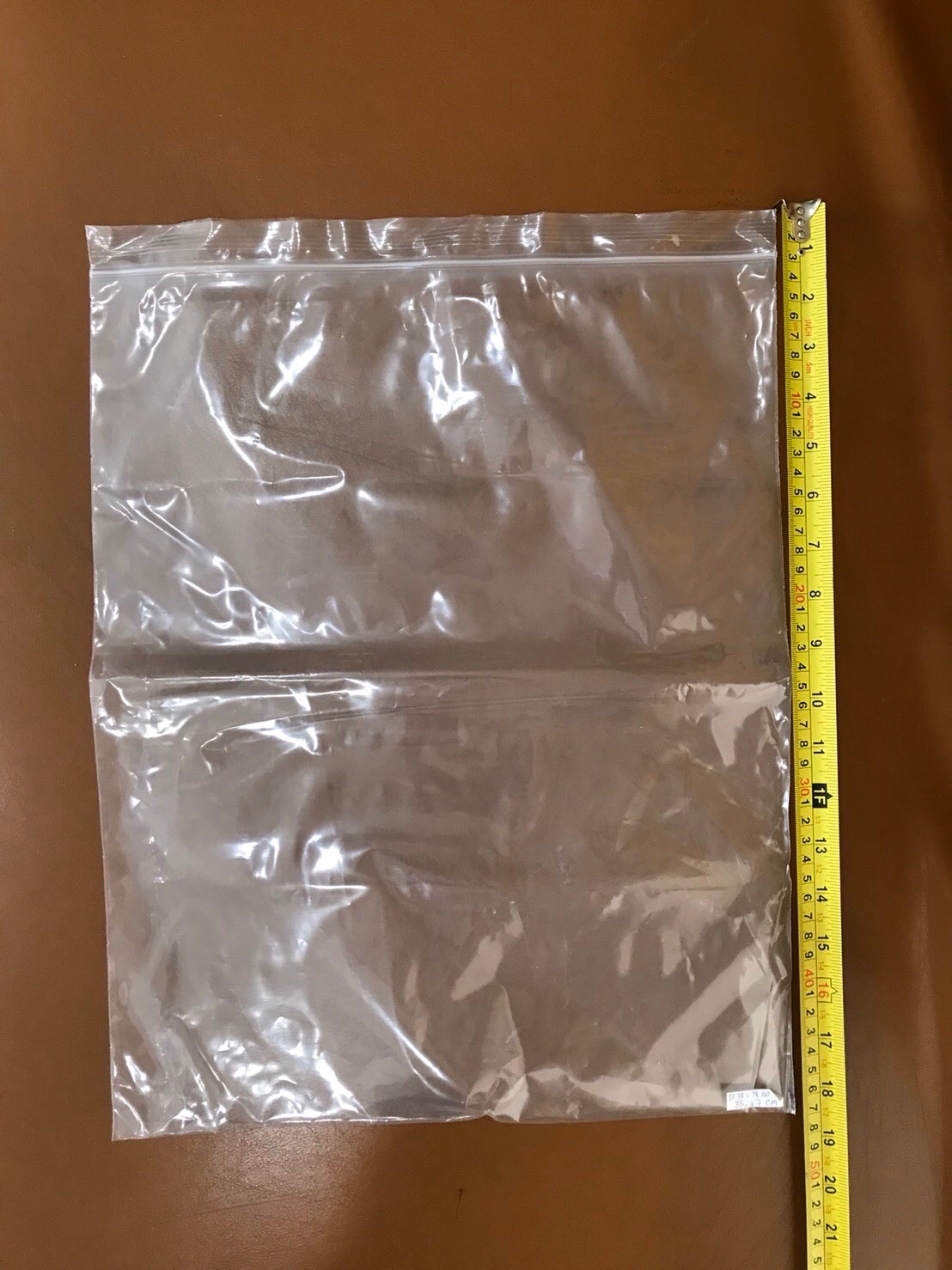 ถุงซิปล็อค หนา 0.16 mm.ขนาด 12x18 นิ้ว (30x43 cm) pack 40ใบ - แพคละ 5กก